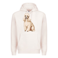 Pale Pink standart poodle Premium Hoodie - Artiststas