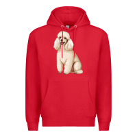 Red standart poodle Premium Hoodie - Artiststas