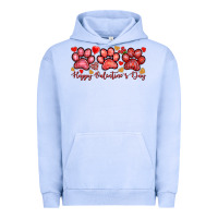 Pigment Grape Ice happy valentines day paws Urban Hoodie - NancyCooperArtShop