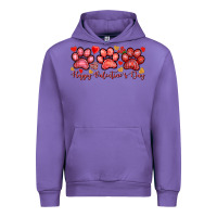 Tulip happy valentines day paws Urban Hoodie - NancyCooperArtShop