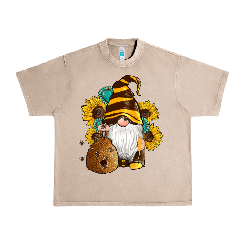 Western Bee Gnomes Beehive Honey Sunflowers Gemstone Urban Heavy Tee by Artiststas | Teevron