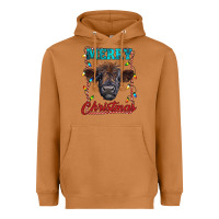 Meerkat merry christmas highland calf baby cow Heavyweight Hoodie - RanaPortraitStore