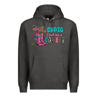 Charcoal Heather velantines day cupid find me a cowboy Premium Hoodie - AdoDesignShop