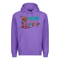 Purple velantines day cupid find me a cowboy Premium Hoodie - AdoDesignShop