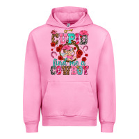 Fuchsia Pink cupid find me a cowboy Urban Hoodie - NancyCooperArtShop