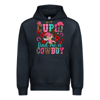 Navy cupid find me a cowboy Urban Hoodie - NancyCooperArtShop