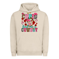 Pigment French Oak cupid find me a cowboy Urban Hoodie - NancyCooperArtShop