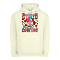Pigment Pistachio cupid find me a cowboy Urban Hoodie - NancyCooperArtShop