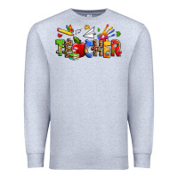 Heather Grey autism teacher Premium Sweatshirt - Zillion Design Studio