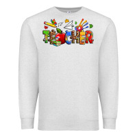 Oatmeal Heather autism teacher Premium Sweatshirt - Zillion Design Studio