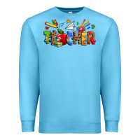 Ocean Blue autism teacher Premium Sweatshirt - Zillion Design Studio