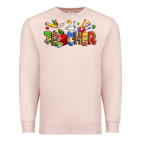 Pale Pink autism teacher Premium Sweatshirt - Zillion Design Studio