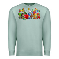 Seafoam autism teacher Premium Sweatshirt - Zillion Design Studio