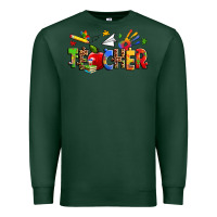 Sports Green autism teacher Premium Sweatshirt - Zillion Design Studio