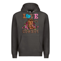 Smoke valentines day love my cowboy Premium Hoodie - AdoDesignShop