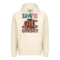 Tofu valentines day love my cowboy Premium Hoodie - AdoDesignShop