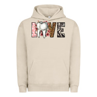 Pigment French Oak love dentist life Urban Hoodie - Jasminsmagicworld
