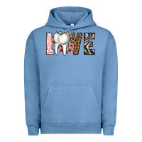 Pigment Pebble Blue love dentist life Urban Hoodie - Jasminsmagicworld