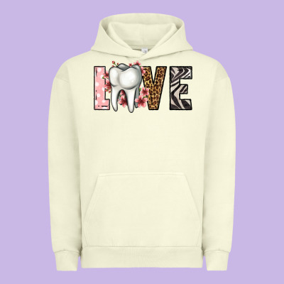 Love Dentist Life Urban Hoodie Designed By Jasminsmagicworld