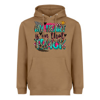 Toasted Coconut my heart is on that track Heavyweight Hoodie - Zillion Design Studio