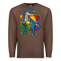 Chestnut autism trex Premium Sweatshirt - Zillion Design Studio