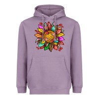 Lavender strawberry sunflower Heavyweight Hoodie - texasbilliewilder