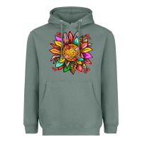 Sage strawberry sunflower Heavyweight Hoodie - texasbilliewilder