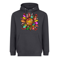 Smoke strawberry sunflower Heavyweight Hoodie - texasbilliewilder