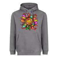Storm strawberry sunflower Heavyweight Hoodie - texasbilliewilder