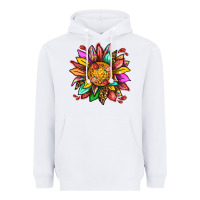 White strawberry sunflower Heavyweight Hoodie - texasbilliewilder