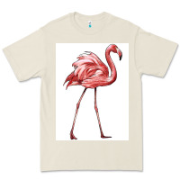 Bone Pink Flamingo Premium Tee - LillyAllenDesigns