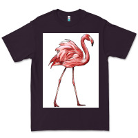 Plum Pink Flamingo Premium Tee - LillyAllenDesigns