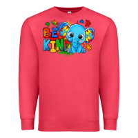 Cardinal be kind autism elephant Premium Sweatshirt - Zillion Design Studio