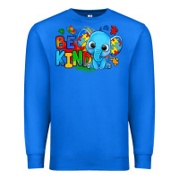 True Royal be kind autism elephant Premium Sweatshirt - Zillion Design Studio