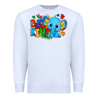 White be kind autism elephant Premium Sweatshirt - Zillion Design Studio