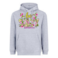 Heather Grey summer be salty matthew 5 13 Heavyweight Hoodie - texasbilliewilder