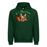 Forest Green it's christmas y'all reindeer Urban Hoodie - Jasminsmagicworld