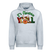 Heather Grey it's christmas y'all reindeer Urban Hoodie - Jasminsmagicworld