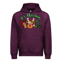 Mauve Wine it's christmas y'all reindeer Urban Hoodie - Jasminsmagicworld