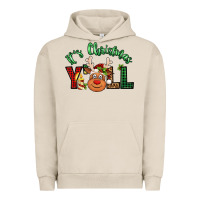 Pigment French Oak it's christmas y'all reindeer Urban Hoodie - Jasminsmagicworld