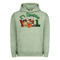 Pigment Oil Green it's christmas y'all reindeer Urban Hoodie - Jasminsmagicworld