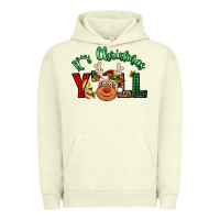 Pigment Pistachio it's christmas y'all reindeer Urban Hoodie - Jasminsmagicworld