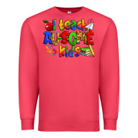 Cardinal i teach ausome kids autism teacher Premium Sweatshirt - Zillion Design Studio
