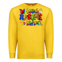 Lemon i teach ausome kids autism teacher Premium Sweatshirt - Zillion Design Studio