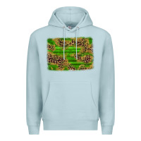 Western Leopard Distressed Background Premium Hoodie | Teevron