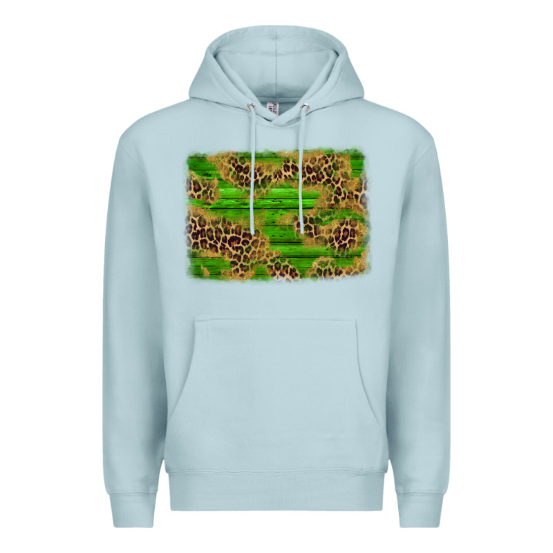 Western Leopard Distressed Background Premium Hoodie by AdoDesignShop | Teevron