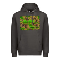 Smoke western leopard distressed background Premium Hoodie - AdoDesignShop