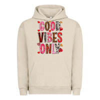 Pigment French Oak good vibes only Urban Hoodie - NancyCooperArtShop