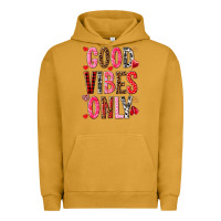 Pigment Peanut Butter good vibes only Urban Hoodie - NancyCooperArtShop