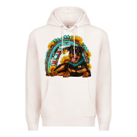 Pale Pink Rottweiler  rainbow Premium Hoodie - Artiststas